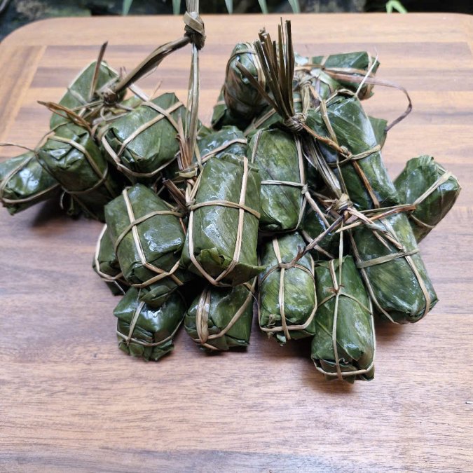 chả heo cục nhỏ